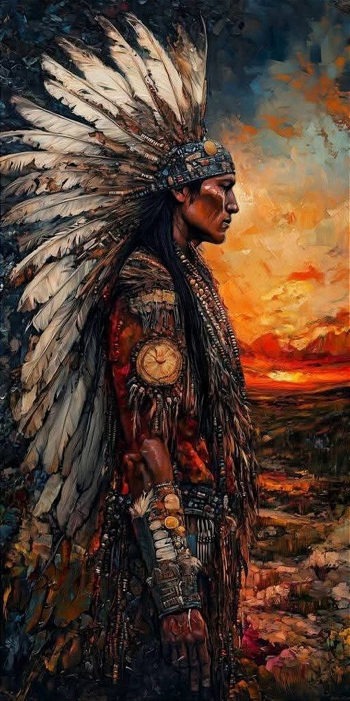 Quadro Decorativo Indigenas 2237