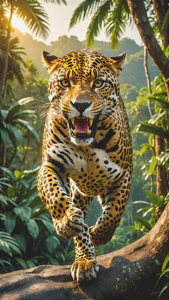 Quadro Decorativo Leopardos 2261