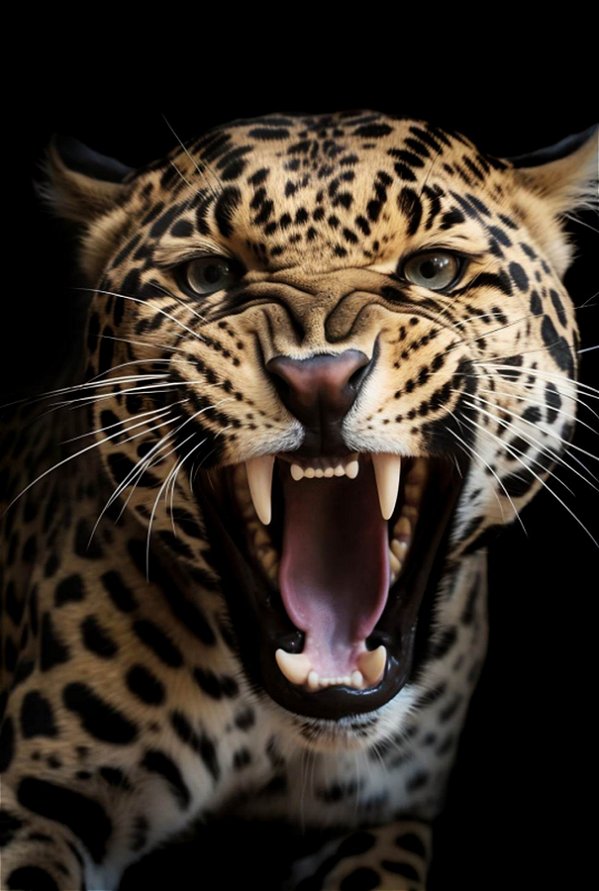 Quadro Decorativo Leopardos 2262