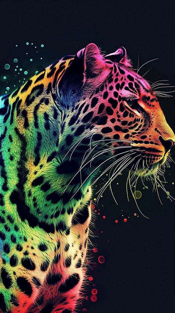 Quadro Decorativo Leopardos 2266