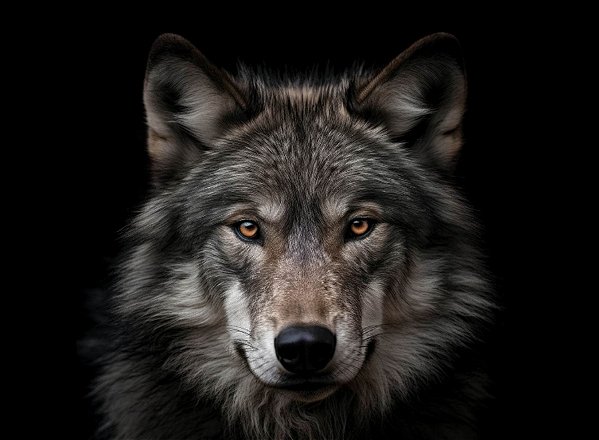 Quadro Decorativo Lobos 2493