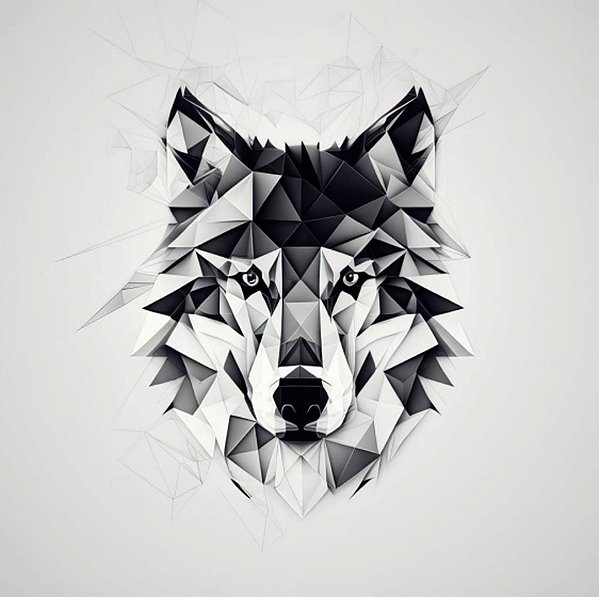 Quadro Decorativo Lobos 2497
