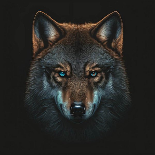 Quadro Decorativo Lobos 2502