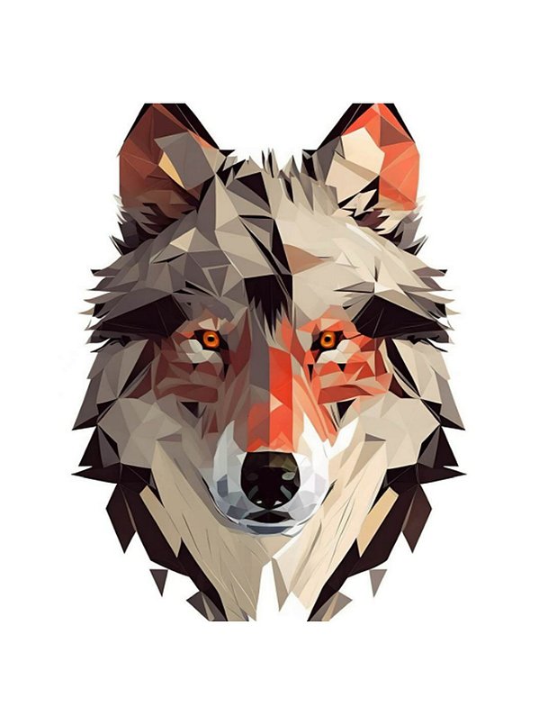 Quadro Decorativo Lobos 2504