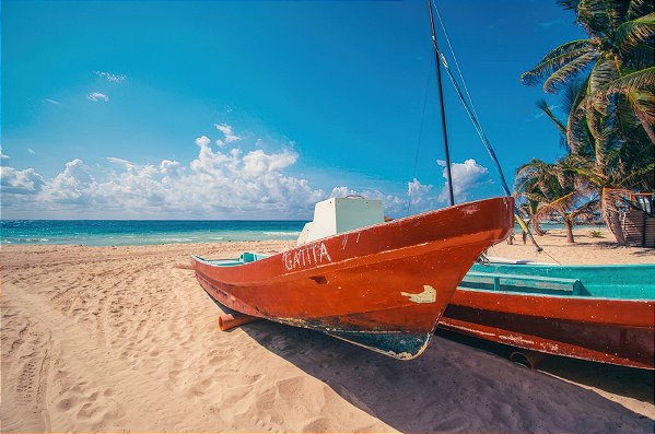 Quadro Decorativo Barcos e Canoas 3053