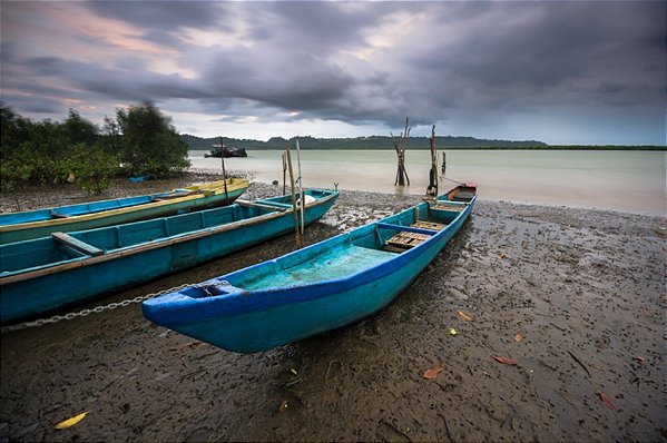 Quadro Decorativo Barcos e Canoas 3121
