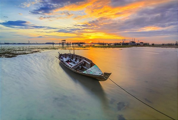 Quadro Decorativo Barcos e Canoas 3172