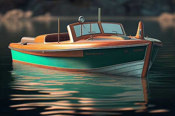 Quadro Decorativo Barcos e Canoas 3187