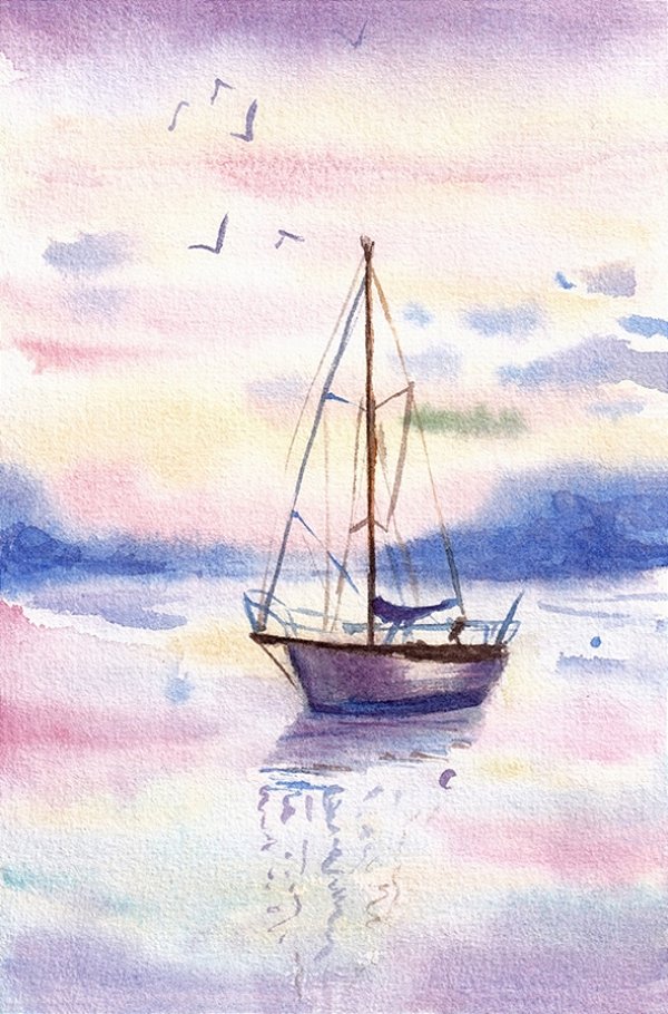 Quadro Decorativo Barcos e Canoas 3229