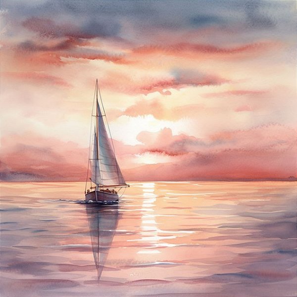 Quadro Decorativo Barcos e Canoas 3297