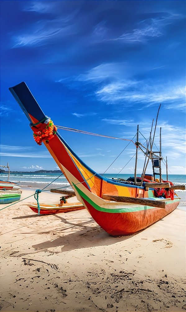 Quadro Decorativo Barcos e Canoas 3354
