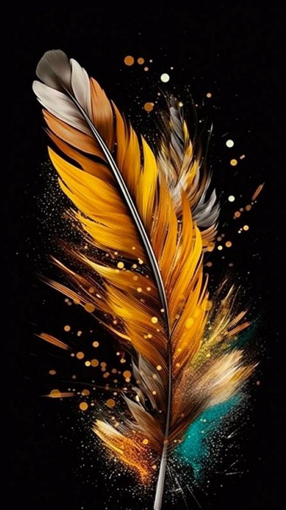 Quadro Decorativo Penas 3586