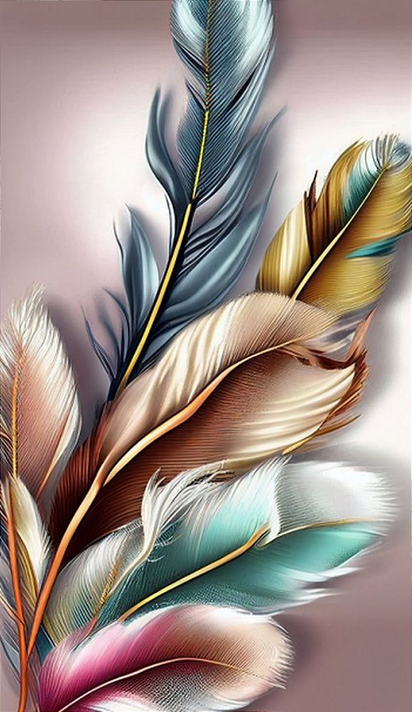 Quadro Decorativo Penas 3604