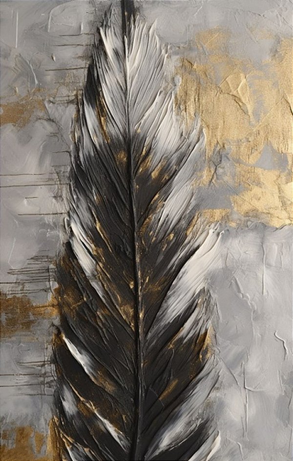 Quadro Decorativo Penas 3612