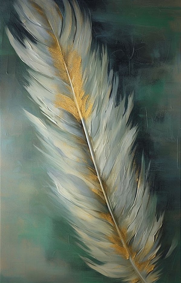 Quadro Decorativo Penas 3616