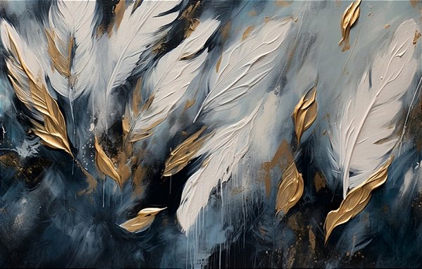 Quadro Decorativo Penas 3623