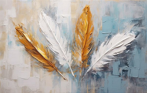 Quadro Decorativo Penas 3627