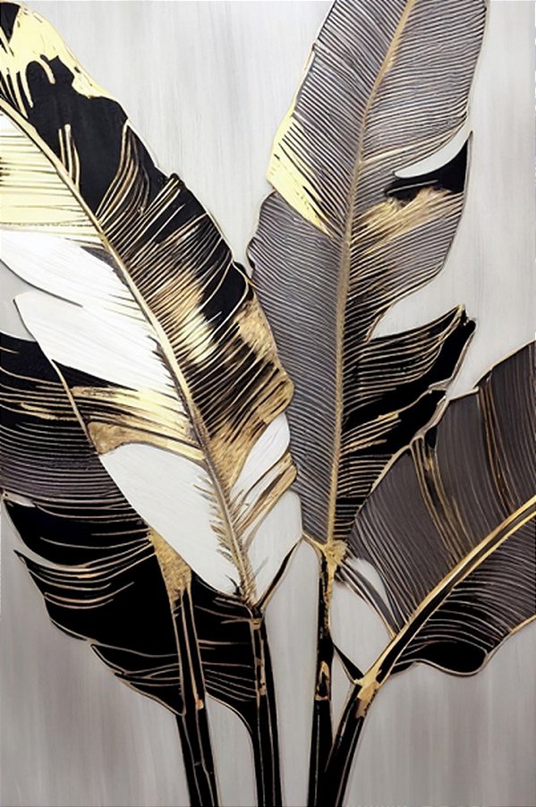 Quadro Decorativo Penas 3632