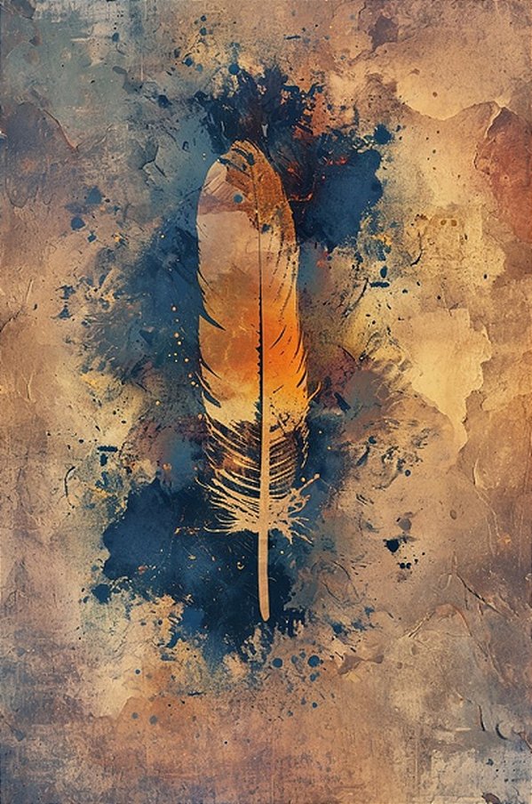 Quadro Decorativo Penas 3657