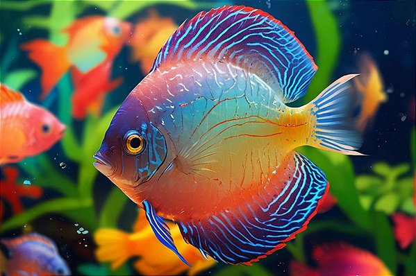Quadro Decorativo Peixes 3692