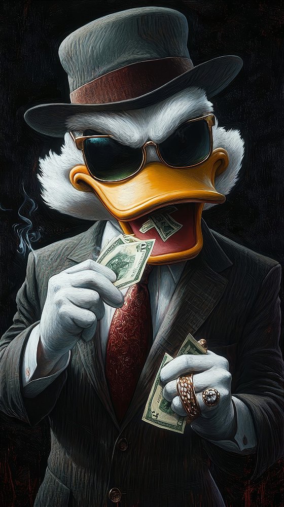 Quadro Decorativo Pato Donald 3983
