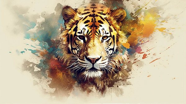 Quadro Decorativo Tigres 4082