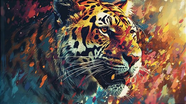 Quadro Decorativo Tigres 4088