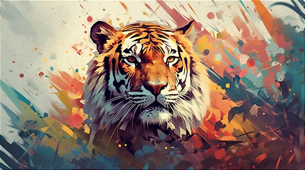 Quadro Decorativo Tigres 4090