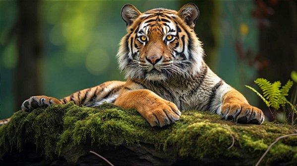 Quadro Decorativo Tigres 4095