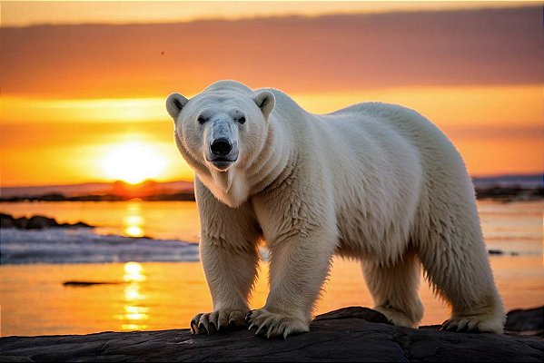 Quadro Decorativo Urso Polar 4112