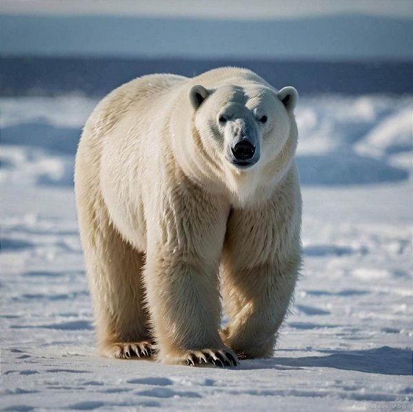 Quadro Decorativo Urso Polar 4118