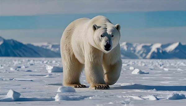 Quadro Decorativo Urso Polar 4121