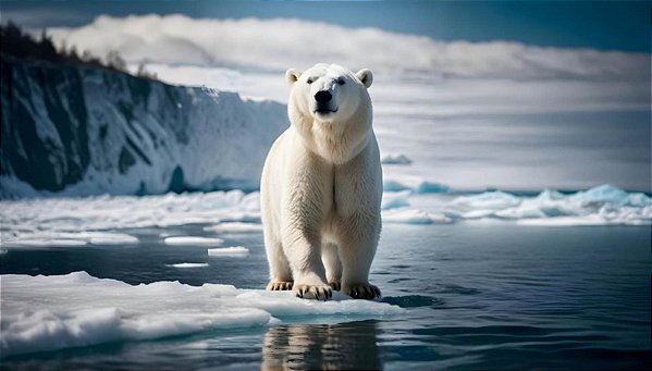Quadro Decorativo Urso Polar 4125