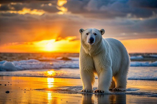 Quadro Decorativo Urso Polar 4126