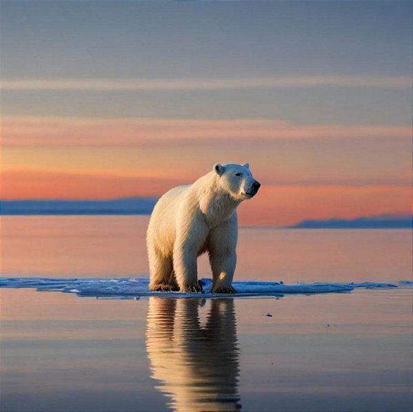 Quadro Decorativo Urso Polar 4127