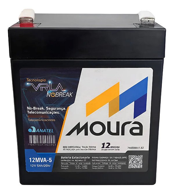 BATERIA MOURA VRLA 5Ah 12V