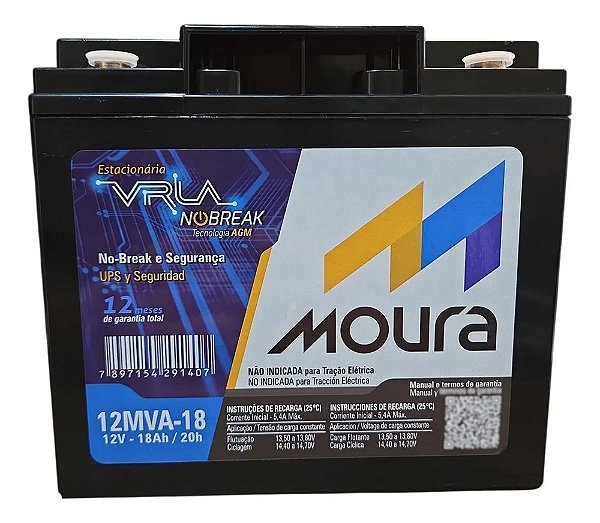 BATERIA MOURA VRLA 18Ah 12V