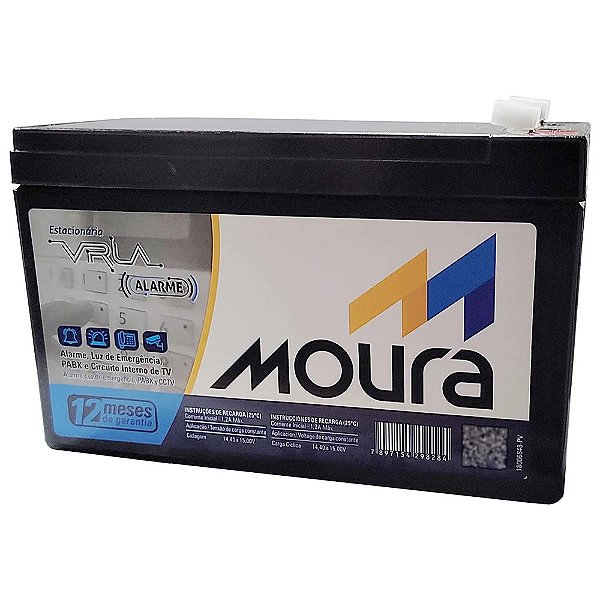 BATERIA MOURA VRLA ALARME 4Ah 12V