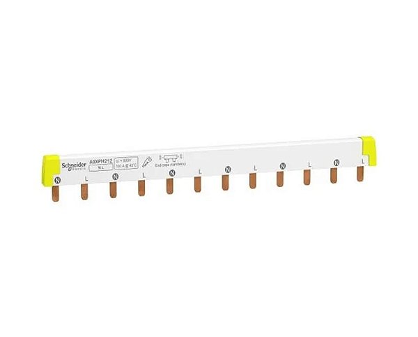 BARRAMENTO SCHNEIDER PENTE TRIPOLAR 12 POLOS 100A 500V