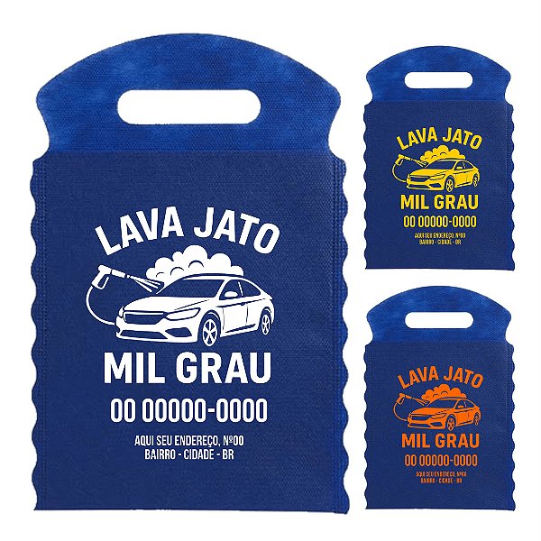 Sacolinhas Lixocar para Lava Rápido, Lava Jato Ou Estética Automotiva