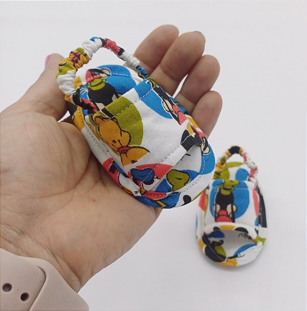 Sandália para Bebê Turma do Mickey