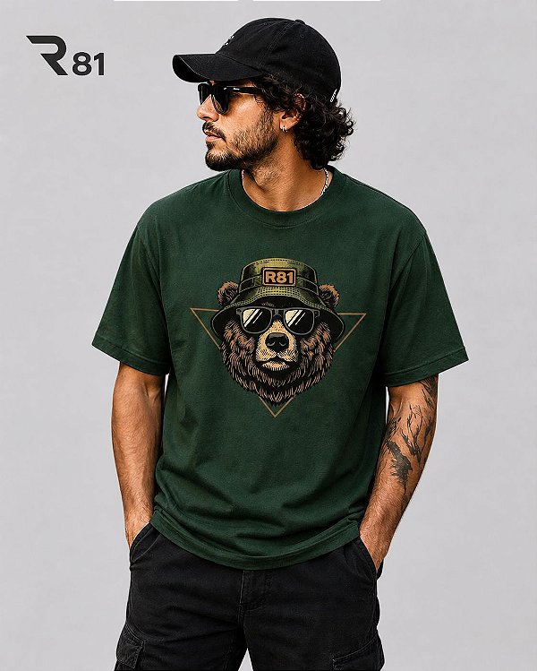 Camiseta Masculina Urso