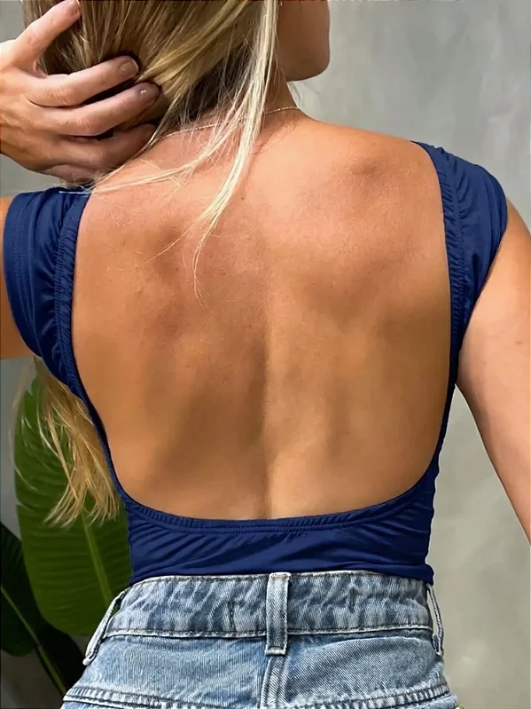 Cropped em Suplex Zara Costas Nua