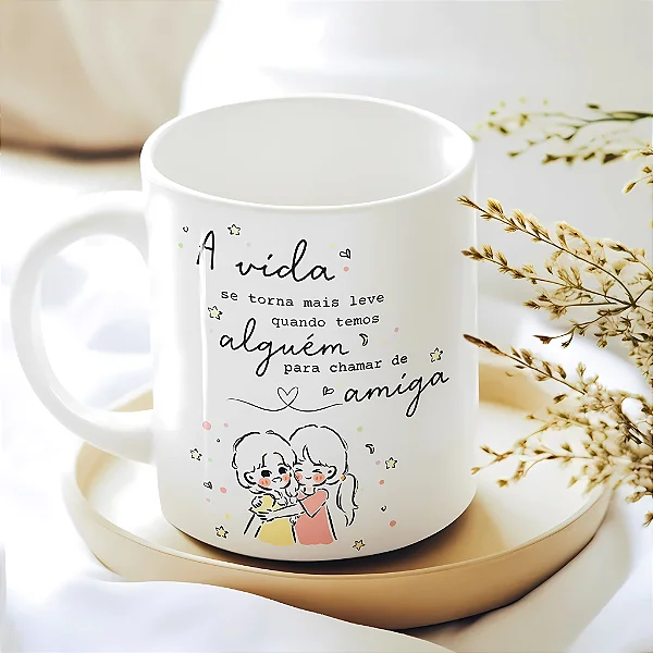 Caneca - vida amiga