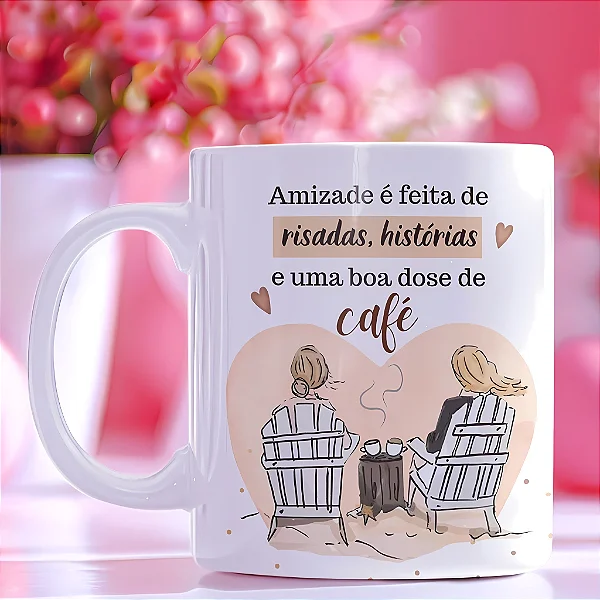Caneca - Amigas do café