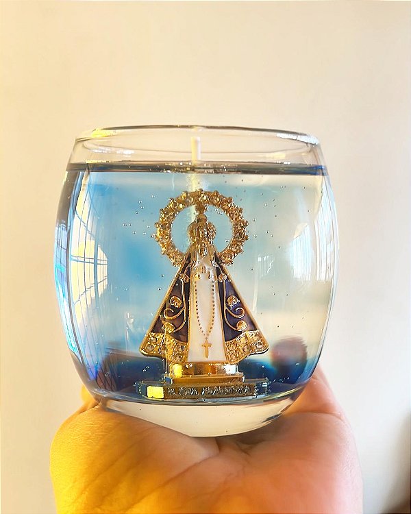 Vela Decorativa Nossa Senhora Aparecida Personalizada