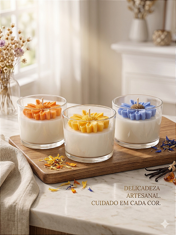 Vela Decorativa Pote Patê 90g Colorida