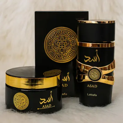 Combo Pasta Asad Extra Concentrada - 200g + Asad Lattafa Eau de Parfum - 100ml - Masculino