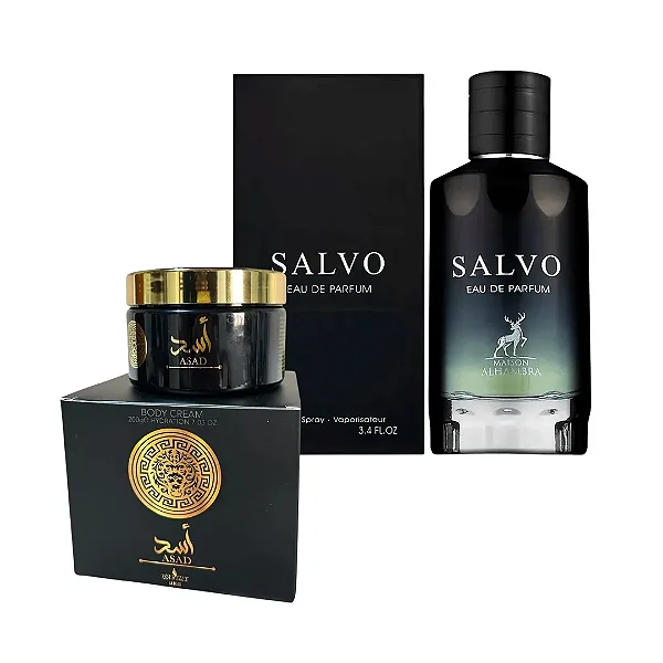 Combo Salvo Eau de Parfum Maison Alhambra - 100ml + Pasta Asad Isabelle La Belle - 200g - Masculino