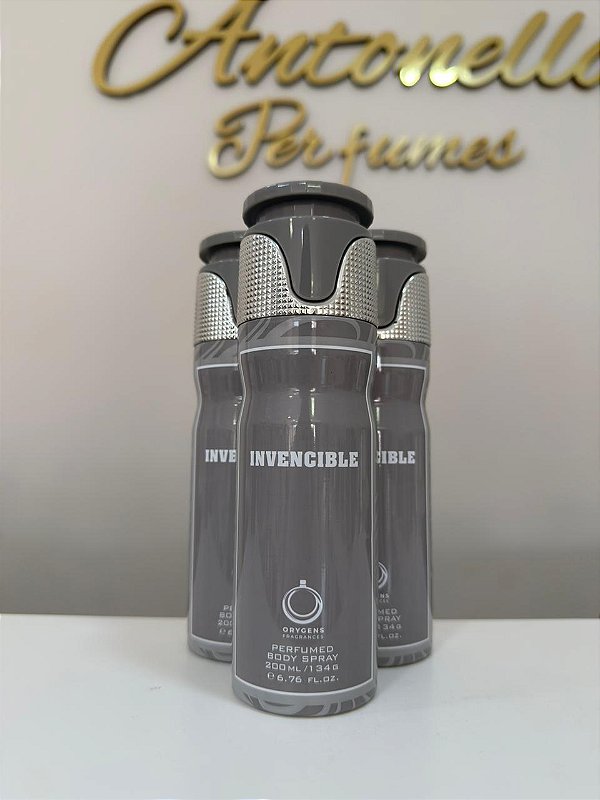 Invencible Body Spray Àrabe Orygens - 200ml - Masculino